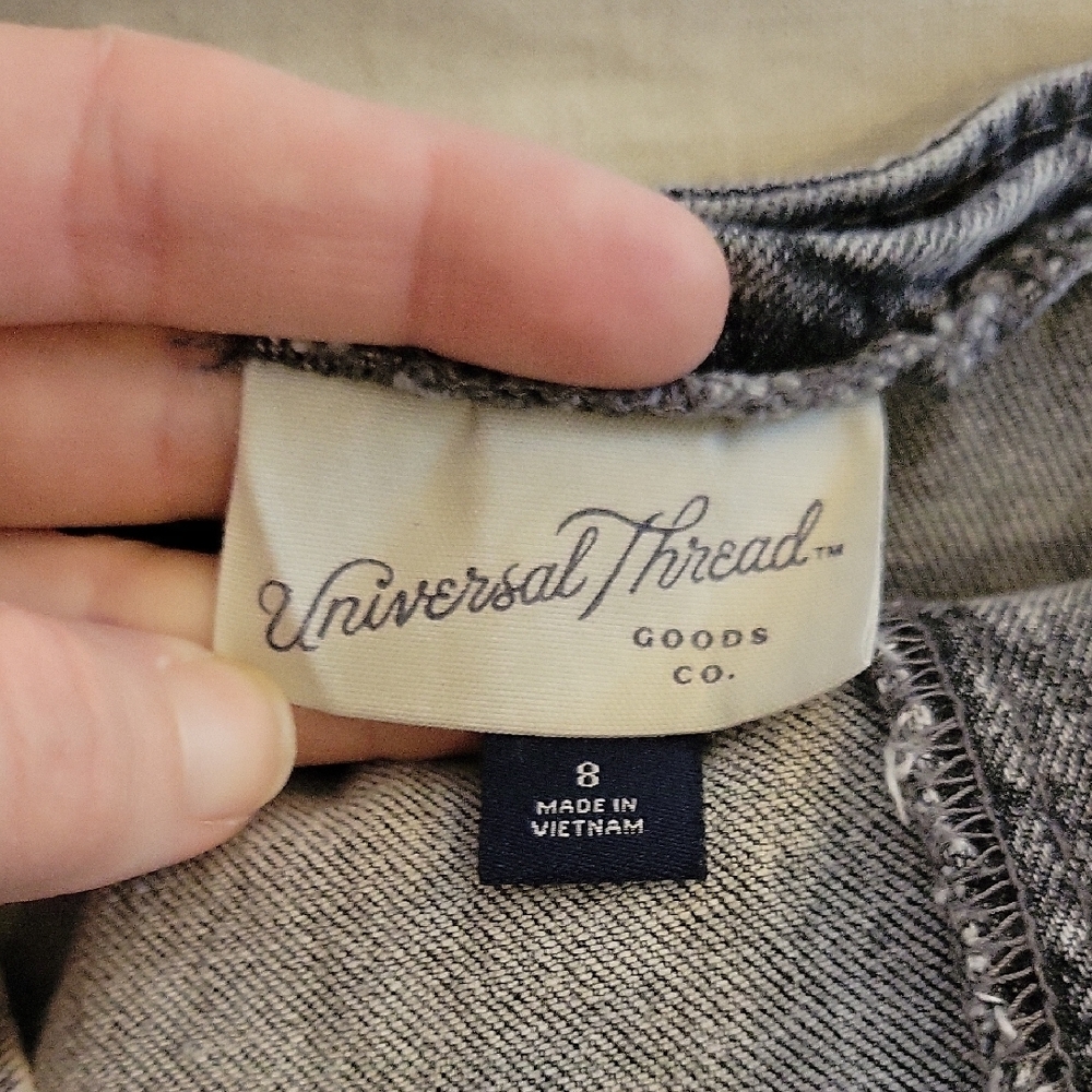 Universal Thread Black Denim Overalls - Picture 2 of 8